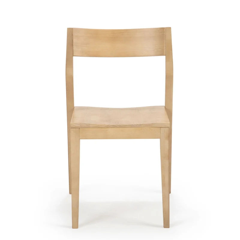 Chaise de salle à manger moderne en bois massif Plank and Beam