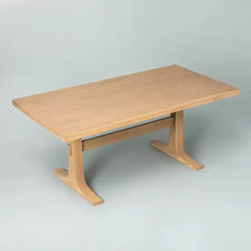 Pedestal Wood Dining Table - Natural - Hearth & Hand™ with Magnolia