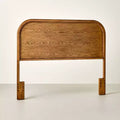 King Traditional Wooden Headboard Aged Oak - Hearth & Hand™ with Magnolia