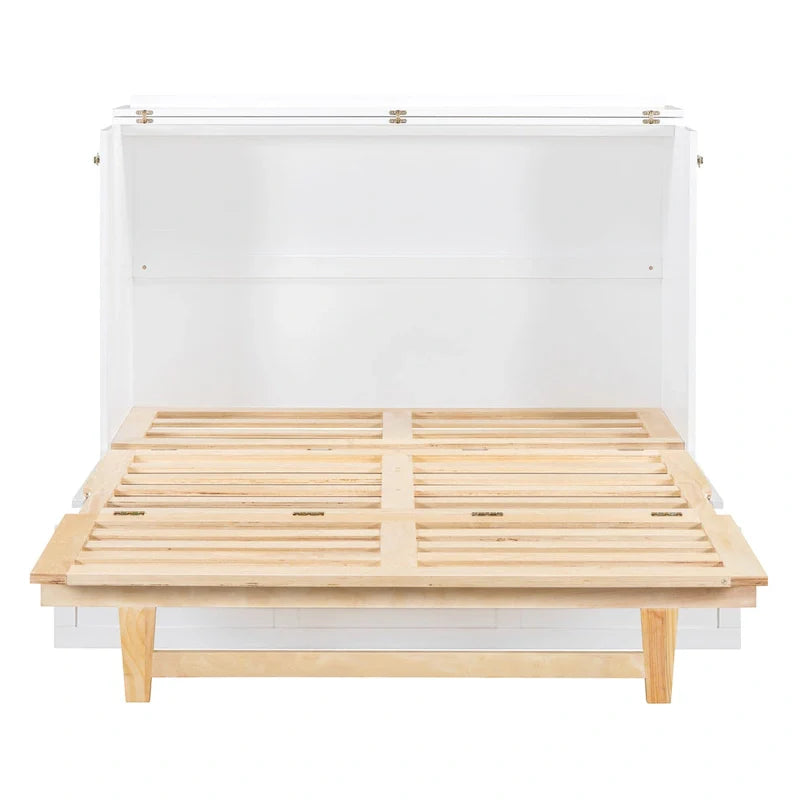 Nestfair Full Size Murphy Bed with Large Drawers
