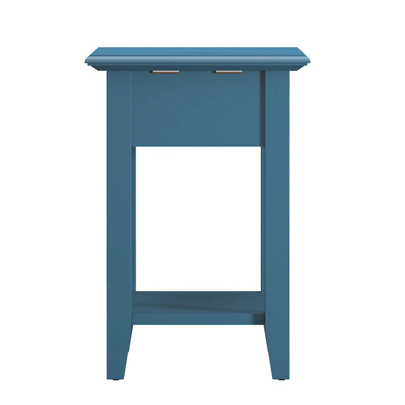 Zayden 1-drawer Side Table with Charging Station by iNSPIRE Q Bold