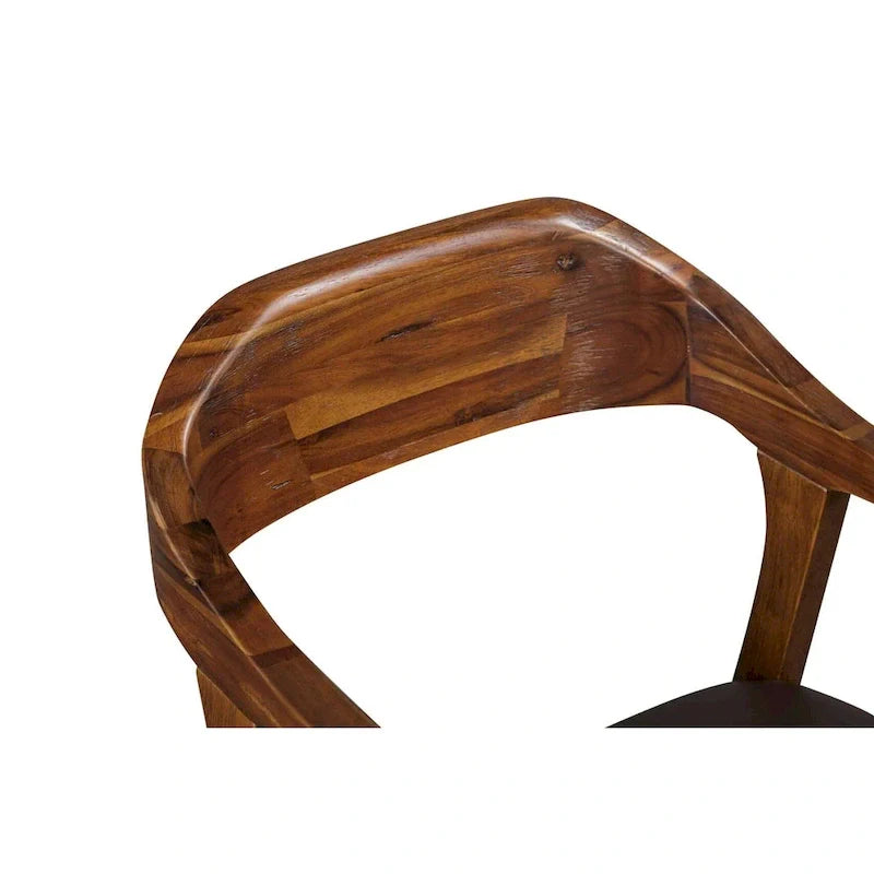 Rasmus Wood Counter or Bar Stool