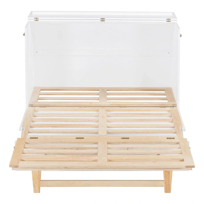 Nestfair Full Size Murphy Bed with Large Drawers