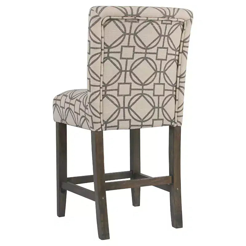 Tabouret de comptoir rembourré de 24 po