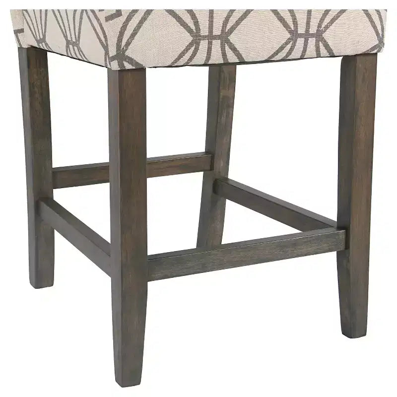 Tabouret de comptoir rembourré de 24 po