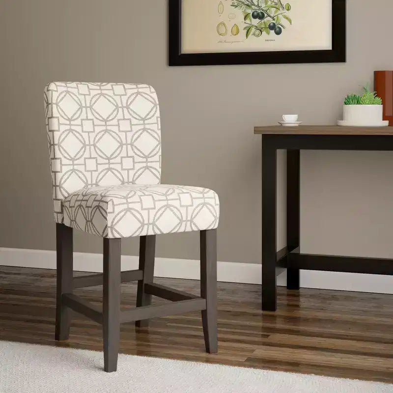 Tabouret de comptoir rembourré de 24 po