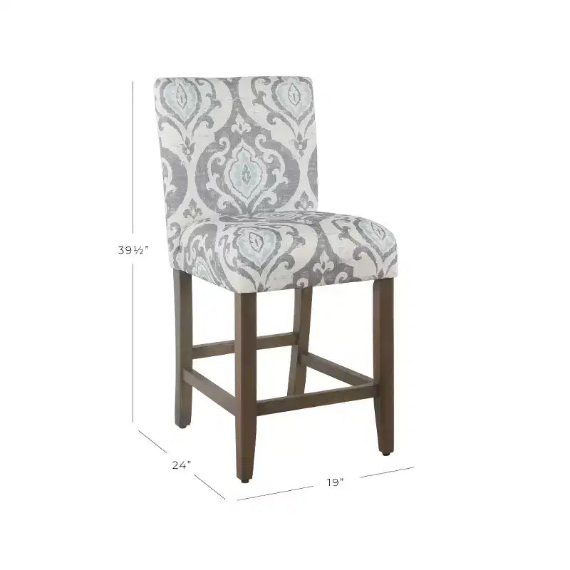 Tabouret de comptoir rembourré de 24 po