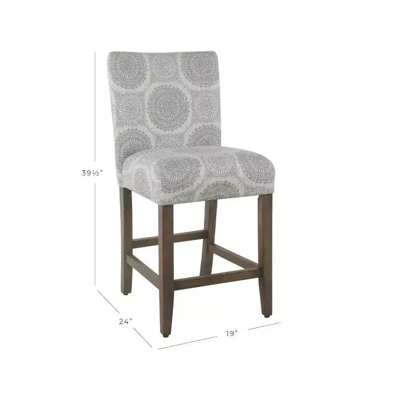 Tabouret de comptoir rembourré de 24 po