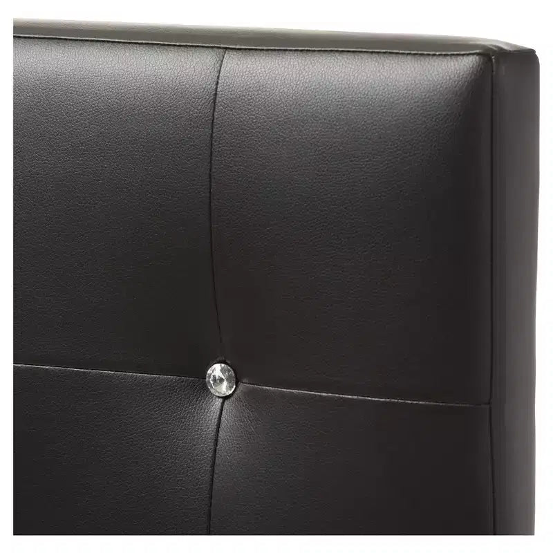Kirchem Modern And Contemporary Faux Leather Upholstered Headboard - Baxton Studio