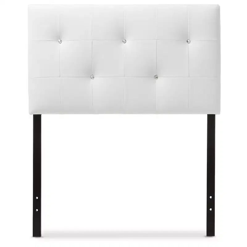 Kirchem Modern And Contemporary Faux Leather Upholstered Headboard - Baxton Studio