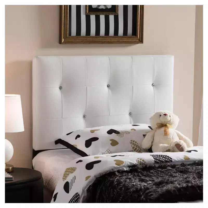 Kirchem Modern And Contemporary Faux Leather Upholstered Headboard - Baxton Studio