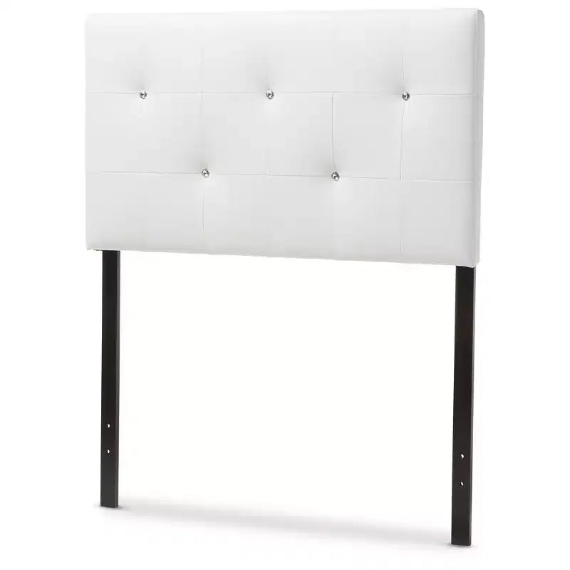 Kirchem Modern And Contemporary Faux Leather Upholstered Headboard - Baxton Studio