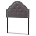Cora Modern And Contemporary Fabric Upholstered Headboard - Twin - Baxton Studio