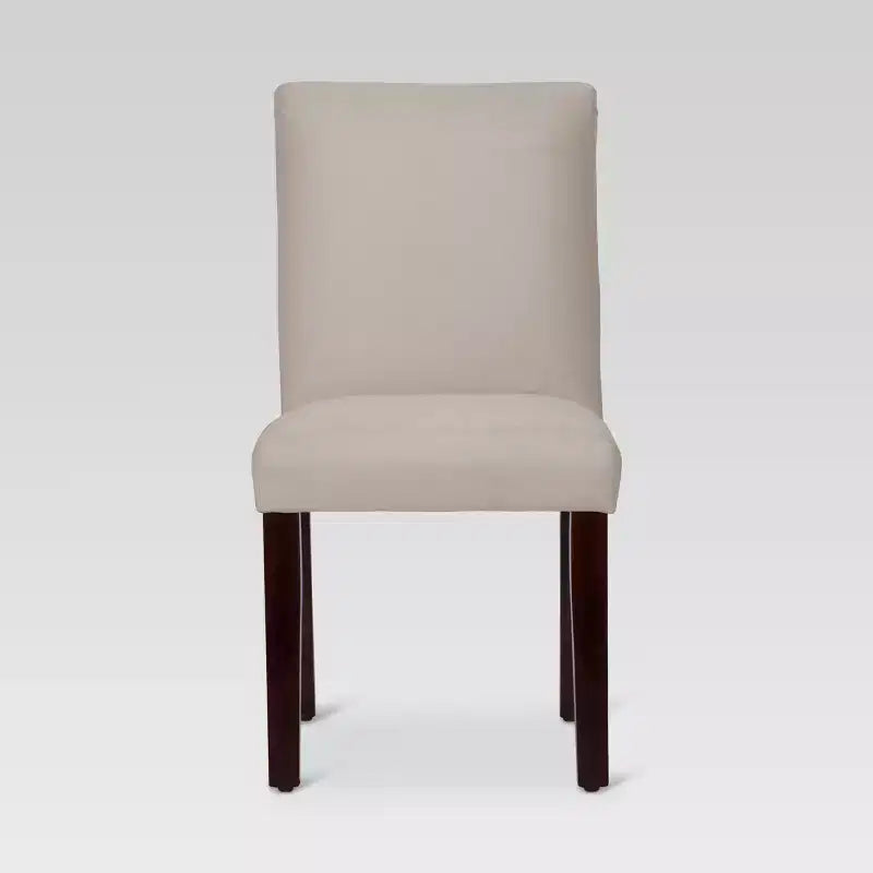 Chaise de salle à manger Parsons en velours Skyline Furniture