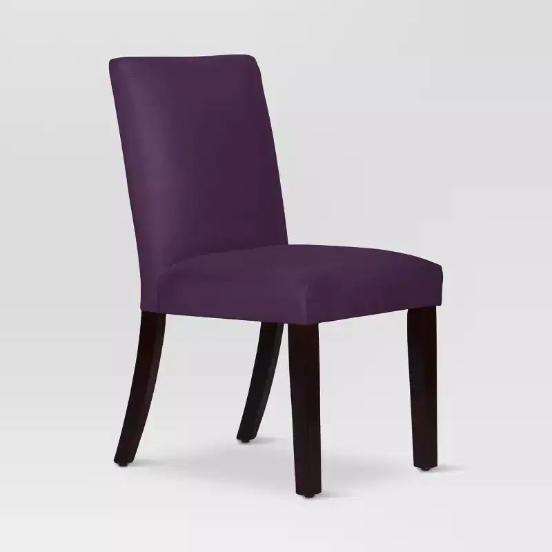 Chaise de salle à manger Parsons en velours Skyline Furniture