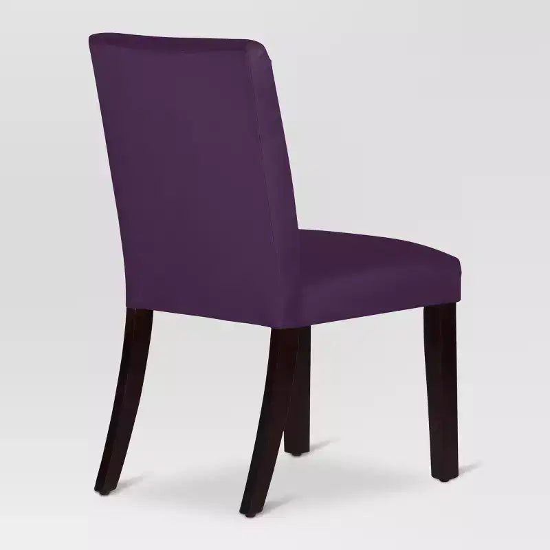 Chaise de salle à manger Parsons en velours Skyline Furniture