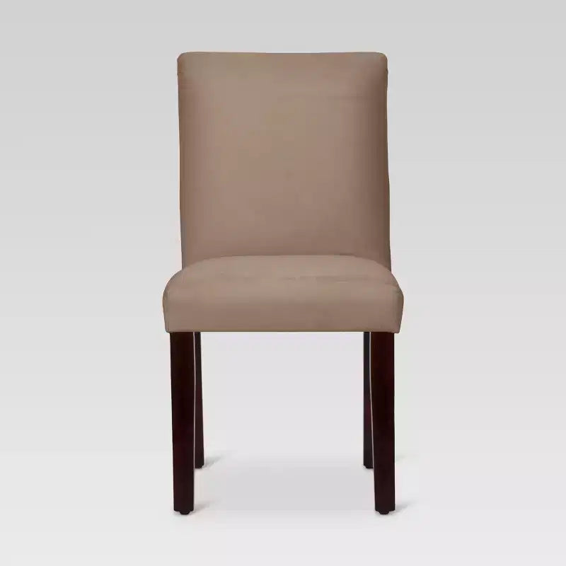 Chaise de salle à manger Parsons en velours Skyline Furniture