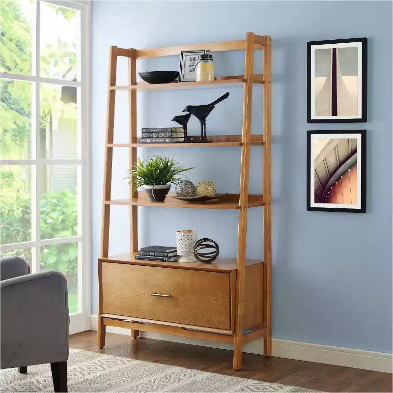 70 Landon Large Bookcase - Crosley