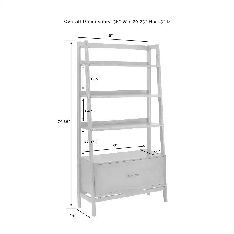 70 Landon Large Bookcase - Crosley