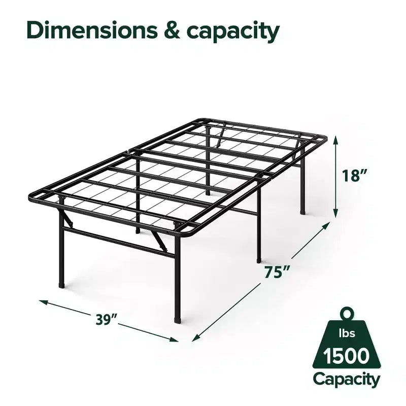 18 Casey Steel Premium SmartBase Frame - Zinus