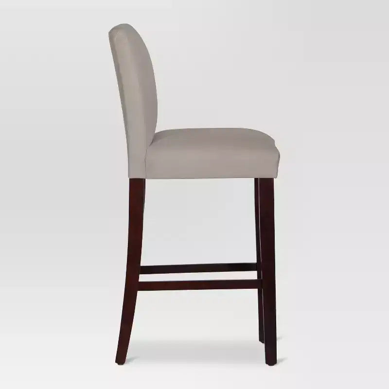 Skyline Furniture 30 Velvet Parsons Barstool Wood