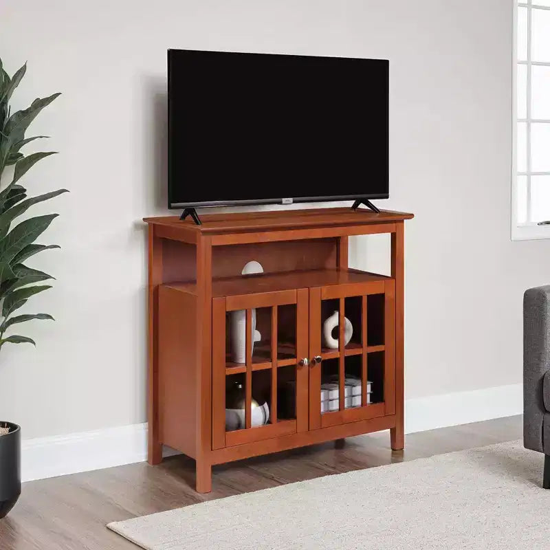Big Sur Highboy TV Stand for TVs up to 42 with Storage Cabinets - Breighton Home