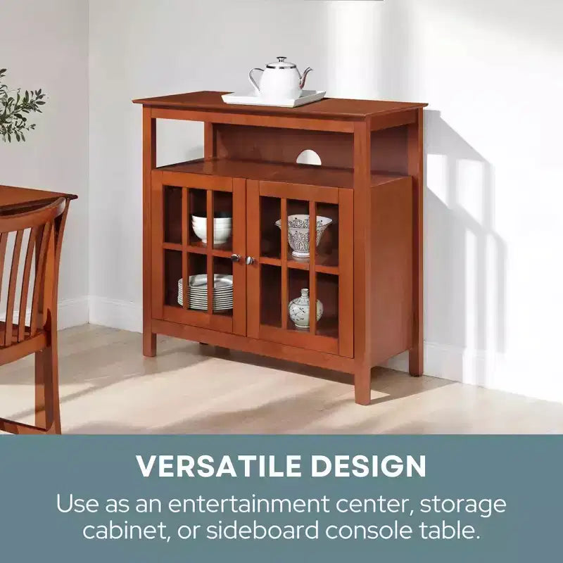 Big Sur Highboy TV Stand for TVs up to 42 with Storage Cabinets - Breighton Home