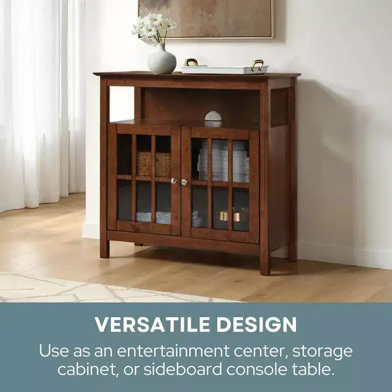 Big Sur Highboy TV Stand for TVs up to 42 with Storage Cabinets - Breighton Home