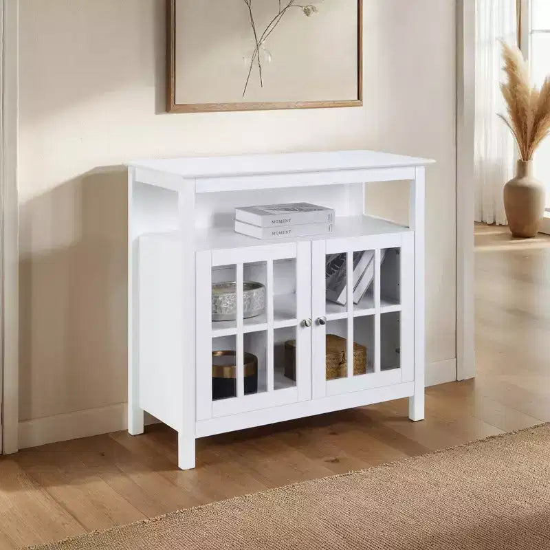 Big Sur Highboy TV Stand for TVs up to 42 with Storage Cabinets - Breighton Home