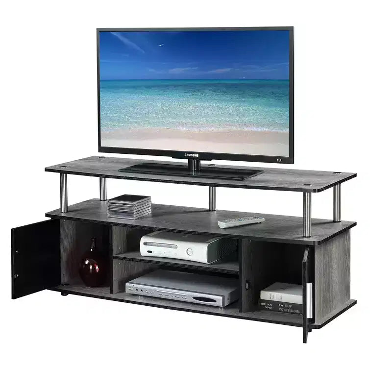 Breighton Home Catalina Entertainment Center with Storage Cabinets and Multiple Shelves TV Stand for TVs up to 60
