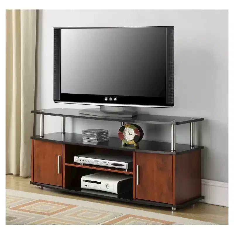 Breighton Home Catalina Entertainment Center with Storage Cabinets and Multiple Shelves TV Stand for TVs up to 60