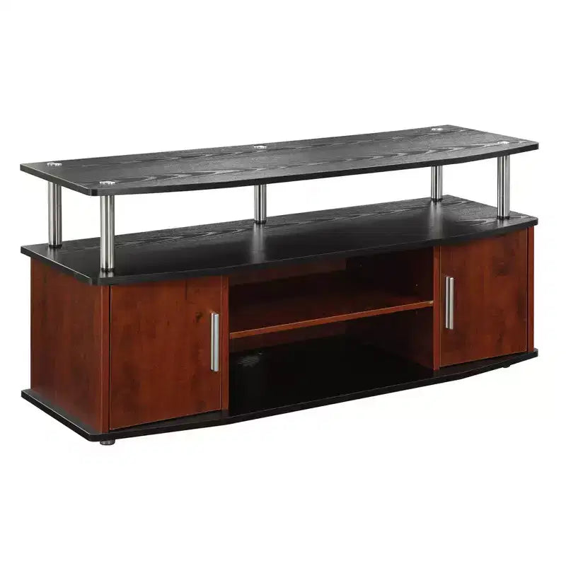 Breighton Home Catalina Entertainment Center with Storage Cabinets and Multiple Shelves TV Stand for TVs up to 60