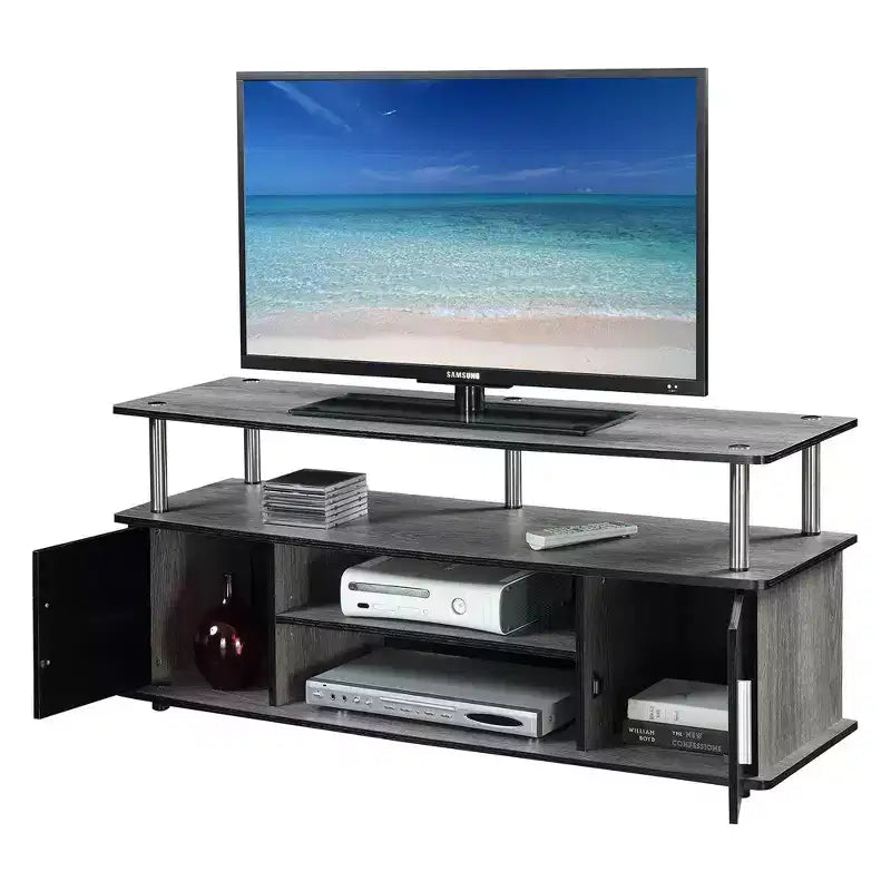Breighton Home Catalina Entertainment Center with Storage Cabinets and Multiple Shelves TV Stand for TVs up to 60