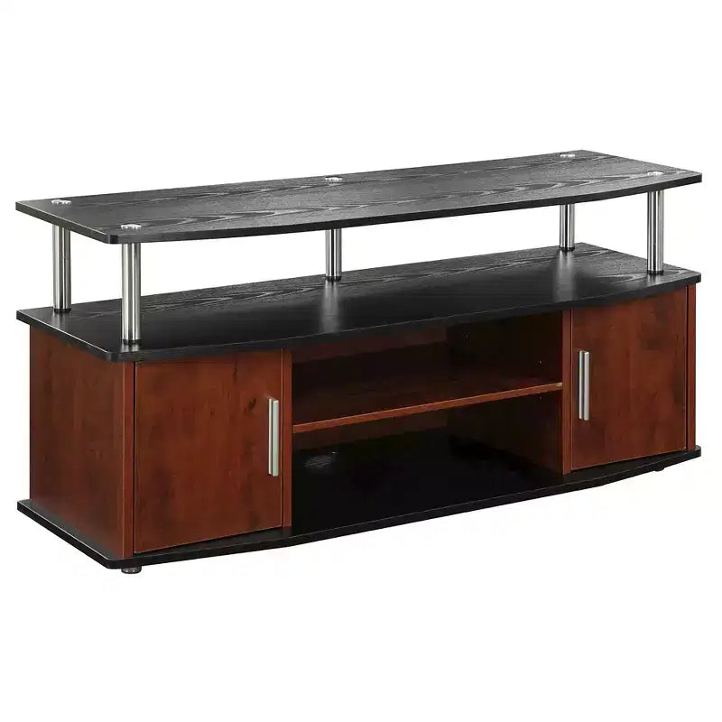 Breighton Home Catalina Entertainment Center with Storage Cabinets and Multiple Shelves TV Stand for TVs up to 60