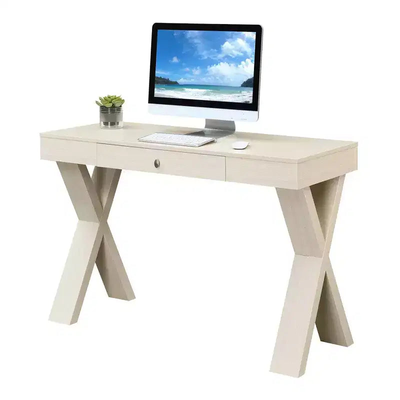 Newport Wood Writing Desk with Drawer - Breighton Home