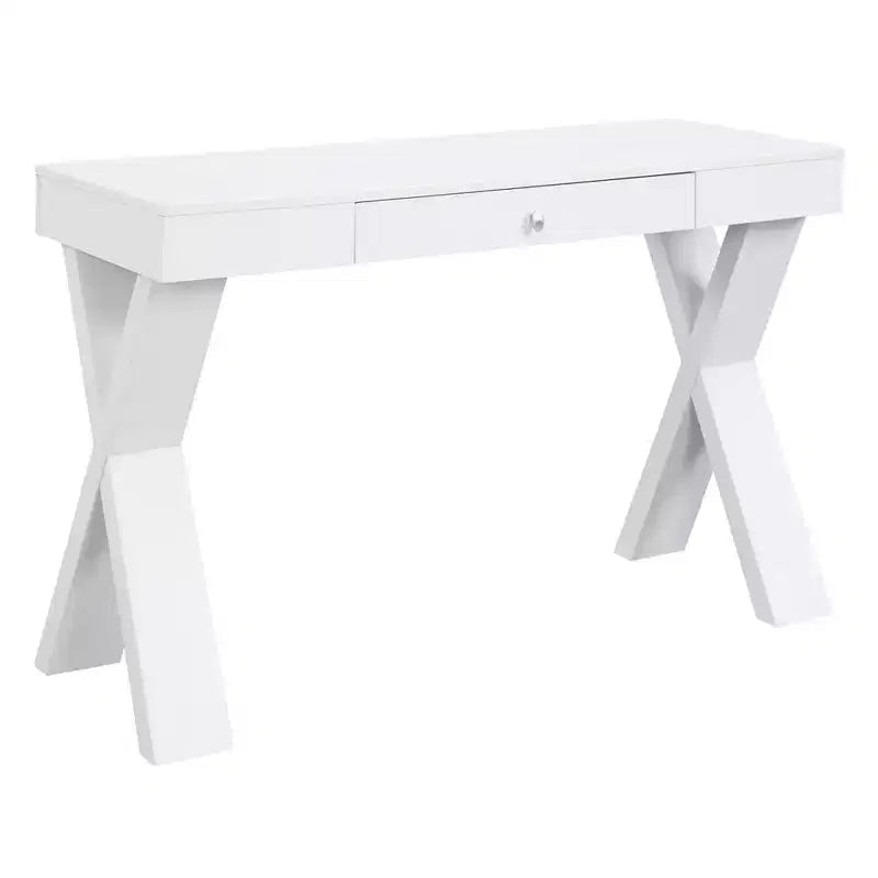 Newport Wood Writing Desk with Drawer - Breighton Home