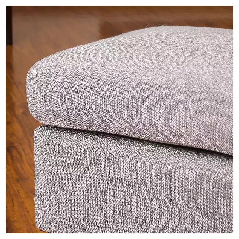 Rosella Fabric Ottoman - Christopher Knight Home