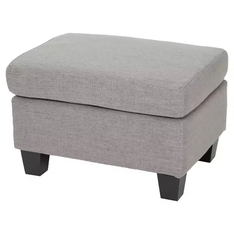 Rosella Fabric Ottoman - Christopher Knight Home
