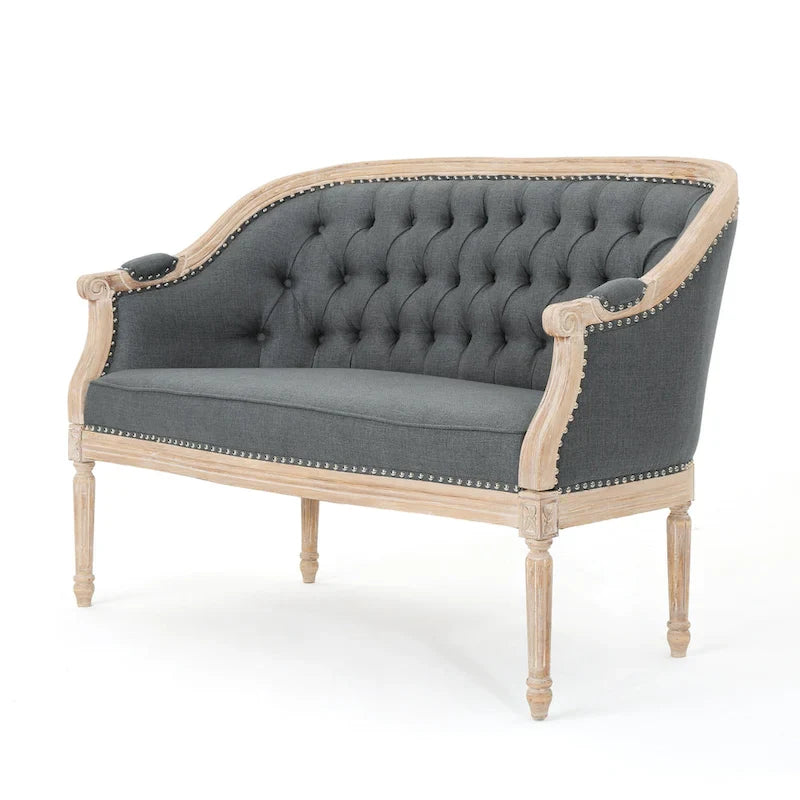 Faye Tufted Upholstered Loveseat by