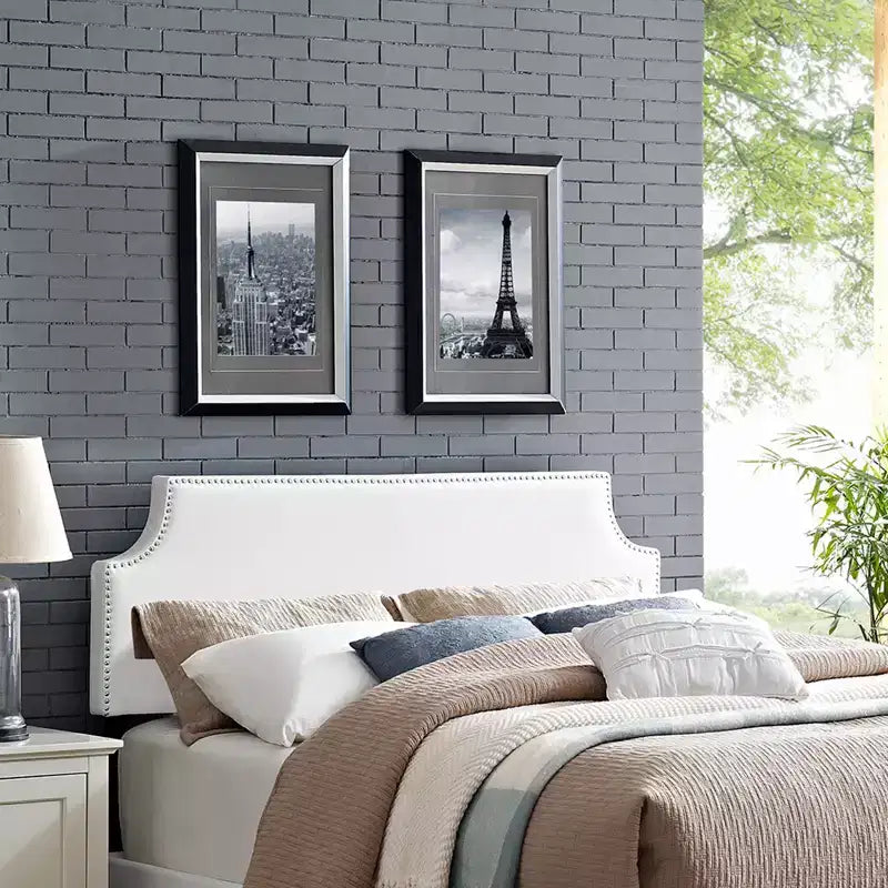 Laura Upholstered Vinyl Headboard - Modway