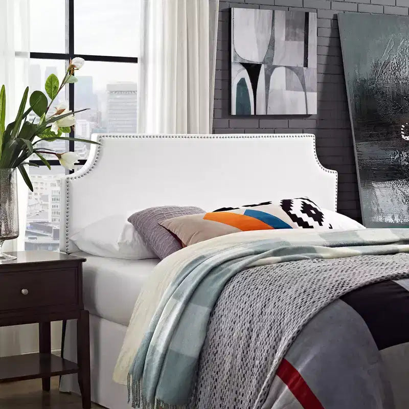 Laura Upholstered Vinyl Headboard - Modway