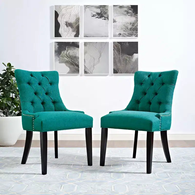 Chaise de salle à manger en tissu Regent - Modway