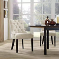 Chaise de salle à manger en tissu Regent - Modway