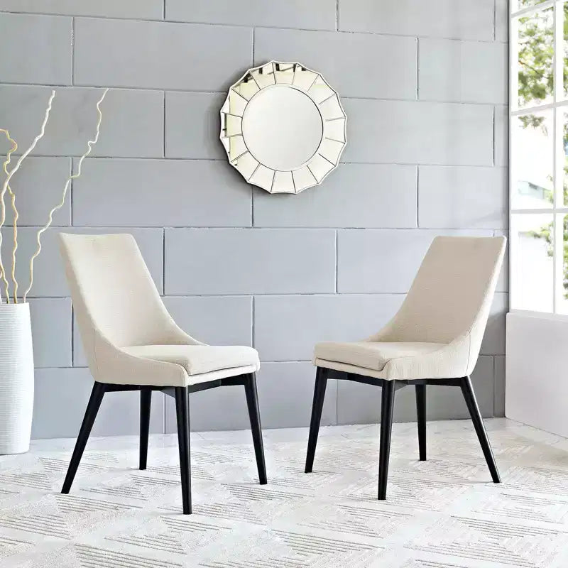 Set of 2 Viscount Dining Side Chair Fabric - Modway