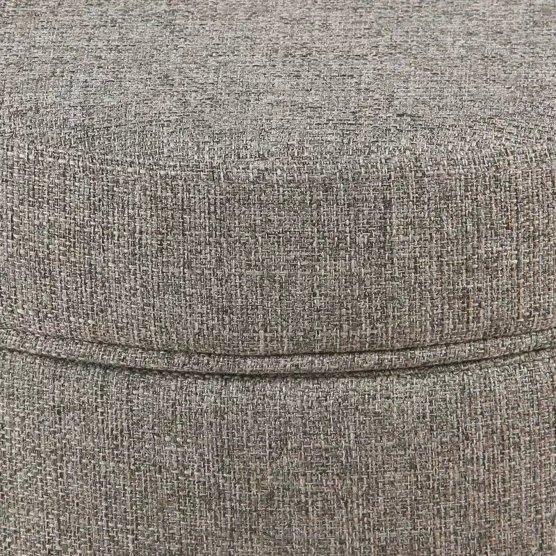 Round Storage Ottoman - Homepop