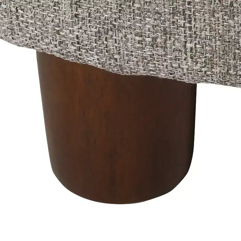 Round Storage Ottoman - Homepop