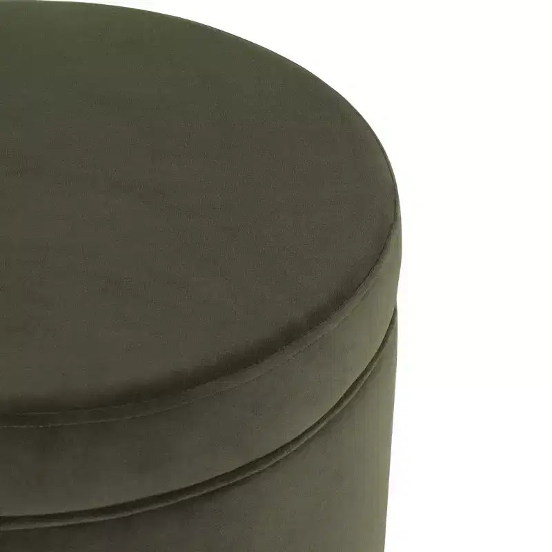 Round Storage Ottoman - Homepop