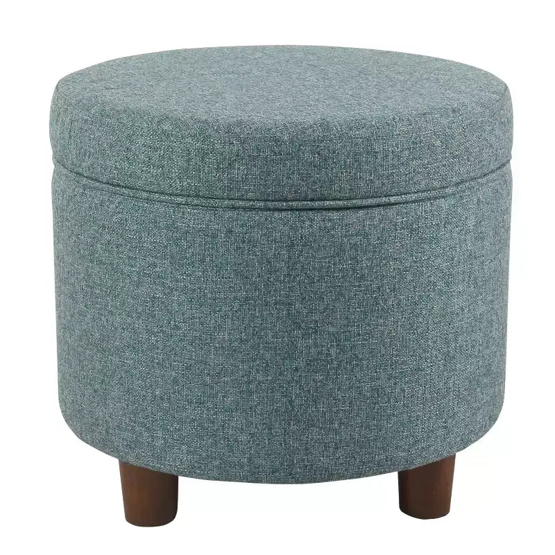 Round Storage Ottoman - Homepop
