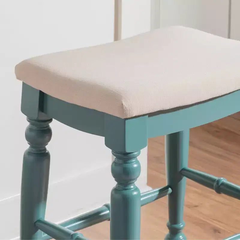 Marino Backless Counter Height Barstool Wood - LInon