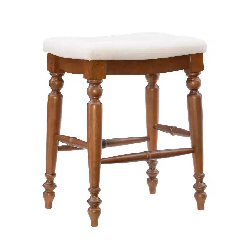 Marino Backless Counter Height Barstool Wood - LInon